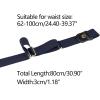 imageAllegra K Invisible Elastic Belt for Women Belts Snap Button Belts for Jeans Pants No BuckleNavy Blue