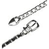 imageAllegra K Rhinestone Belt for Women Sparkle Chain Plus Size Waist Belt for Jeans Tunic DressesBlack Silver