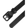 imageAllegra K Thin Waist Belts for Women Rectangle Pin Buckle Skinny Leather Belt for Pants DressBlack
