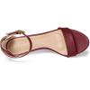 imageAllegra K Womens Ankle Strap Kitten Heel SandalsBurgundy