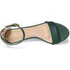 imageAllegra K Womens Ankle Strap Kitten Heel SandalsDark Green