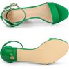 imageAllegra K Womens Ankle Strap Kitten Heel SandalsGreen