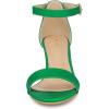 imageAllegra K Womens Ankle Strap Kitten Heel SandalsGreen