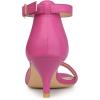 imageAllegra K Womens Ankle Strap Kitten Heel SandalsHot Pink