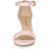 imageAllegra K Womens Ankle Strap Kitten Heel SandalsPink