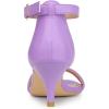 imageAllegra K Womens Ankle Strap Kitten Heel SandalsPurple