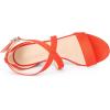 imageAllegra K Womens Ankle Strap Open Toe SandalsOrange