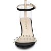 imageAllegra K Womens Clear Block Heel Ankle Strap Heeled SandalsBlack