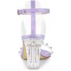 imageAllegra K Womens Clear Block Heel Ankle Strap Heeled SandalsLight Purple