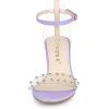 imageAllegra K Womens Clear Block Heel Ankle Strap Heeled SandalsLight Purple