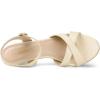 imageAllegra K Womens Cross Straps Kitten Heel SandalsBeige