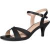 imageAllegra K Womens Cross Straps Kitten Heel SandalsBlack