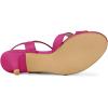 imageAllegra K Womens Cross Straps Kitten Heel SandalsHot Pink
