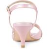 imageAllegra K Womens Cross Straps Kitten Heel SandalsPink