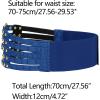 imageAllegra K Womens Elastic Wide Waist Belt Vintage Stretchy Belts for DressesBlue
