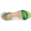 imageAllegra K Womens Glitter Ankle Strap Chunky Heels SandalsGreen