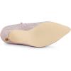 imageAllegra K Womens Glitter Pointed Toe Stiletto Heel Ankle BootsLight Pink