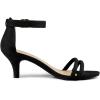 imageAllegra K Womens Kitten Heel Ankle Strap Sandals ShoesBlack