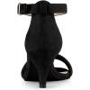 imageAllegra K Womens Kitten Heel Ankle Strap Sandals ShoesBlack