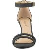imageAllegra K Womens Kitten Heel Ankle Strap Sandals ShoesGrey