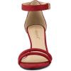 imageAllegra K Womens Kitten Heel Ankle Strap Sandals ShoesRed