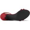 imageAllegra K Womens Kitten Heel Ankle Strap Sandals ShoesRed