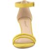 imageAllegra K Womens Kitten Heel Ankle Strap Sandals ShoesYellow