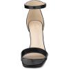 imageAllegra K Womens Metallic Heel Square Toe Stiletto Heel SandalsBlack