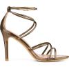 imageAllegra K Womens Open Toe Strappy Straps Stiletto Heel Brown Sandals 7 M US