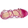 imageAllegra K Womens Open Toe Strappy Straps Stiletto Heel Hot Pink Sandals 10 M US