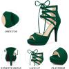 imageAllegra K Womens Platform Gladiator Strappy Open Toe Stiletto High Heel SandalsEmerald Green