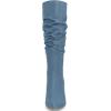imageAllegra K Womens Pointed Toe Slouched Stiletto Heels Knee High BootsDenim Blue