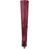 imageAllegra K Womens Pointed Toe Stiletto Heels Over The Knee High BootsBurgundy