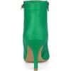 imageAllegra K Womens Pointy Toe Zipper Stiletto Heel Ankle BootsGreen
