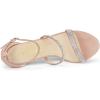 imageAllegra K Womens Rhinestone Ankle Strap Stiletto High Dust Pink Heels Sandals 6 M US
