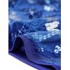 imageAllegra K Womens Sequin Shiny Glitter Crop Top Christmas Short Sleeves Sexy Party Tassel TShirtRoyal Blue