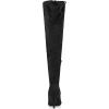 imageAllegra K Womens Stiletto Heels Thigh High Over the Black Knee High Boots 6 M US