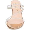 imageAllegra K Womens Strappy Rhinestone Block Heel Slide SandalsRose Gold