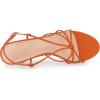 imageAllegra K Womens Strappy Slingback Kitten Heels SandalsOrange