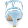 imageAllegra K Womens Strappy Slingback Kitten Heels SandalsSky Blue