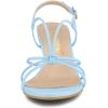 imageAllegra K Womens Strappy Slingback Kitten Heels SandalsSky Blue