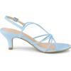 imageAllegra K Womens Strappy Slingback Kitten Heels SandalsSky Blue