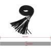 imageAllegra K Womens Tassels Braided Waist Belt Woven Skinny Belts for DressBrown  Black