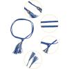 imageAllegra K Womens Tassels Braided Waist Belt Woven Skinny Belts for DressBrown  Royal Blue