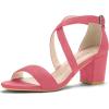 imageAllegra K Womens Ankle Strap Open Toe SandalsWatermelon Red