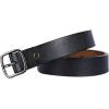 imageuxcell Women Casual Leather Belt Fashionable Stylish Vintage Width 1Black