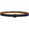 imageuxcell Women Casual Leather Belt Fashionable Stylish Vintage Width 1Black