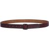 imageuxcell Women Casual Leather Belt Fashionable Stylish Vintage Width 1Coffee