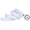 imageuxcell Women Casual Leather Belt Fashionable Stylish Vintage Width 1White