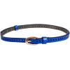 imageuxcell Women Classic Skinny Belt With OvalShaped Hollow Alloy Buckle MulticolorRoyal
